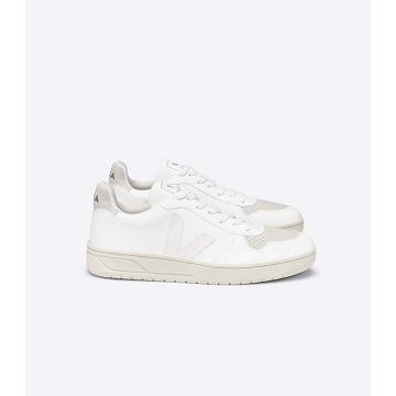 Women's Veja V-10 CWL Shoes White/Beige | ZA 573SGL